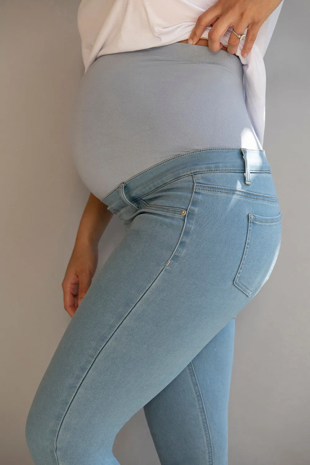 Maternity Jeggings - Light Blue