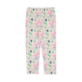 Organic Cotton Leggings- Flamingo Forrest