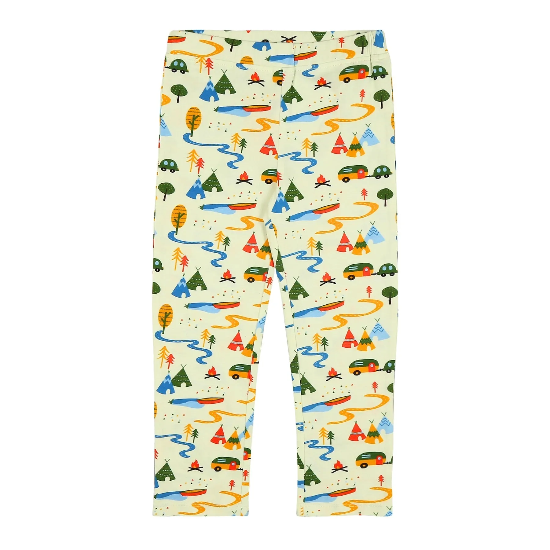 Organic Cotton Leggings- Happy Camping