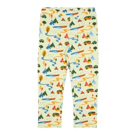 Organic Cotton Leggings- Happy Camping