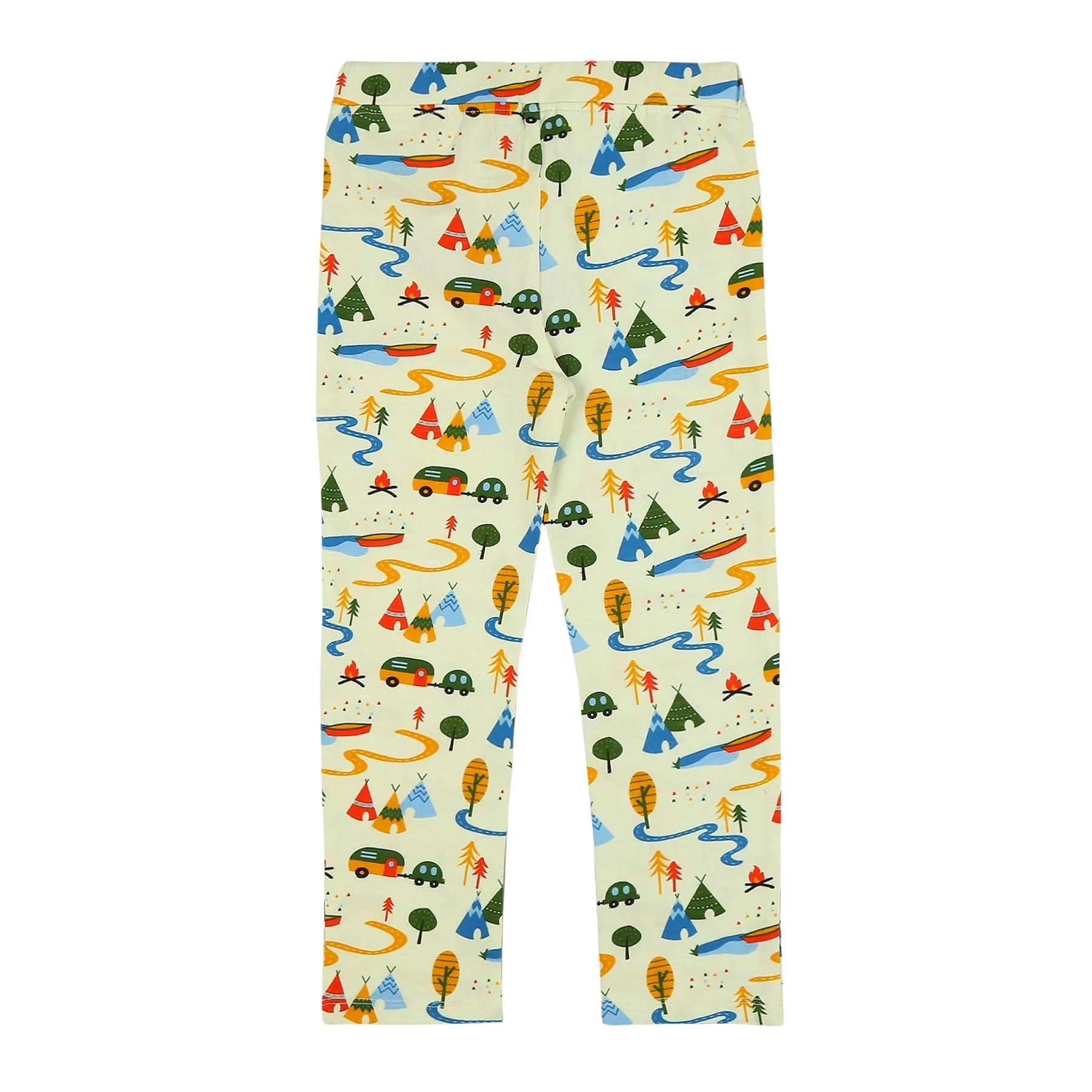 Organic Cotton Leggings- Happy Camping