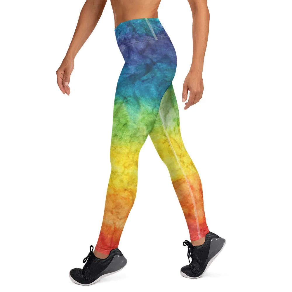 Rainbow High Waist Leggings