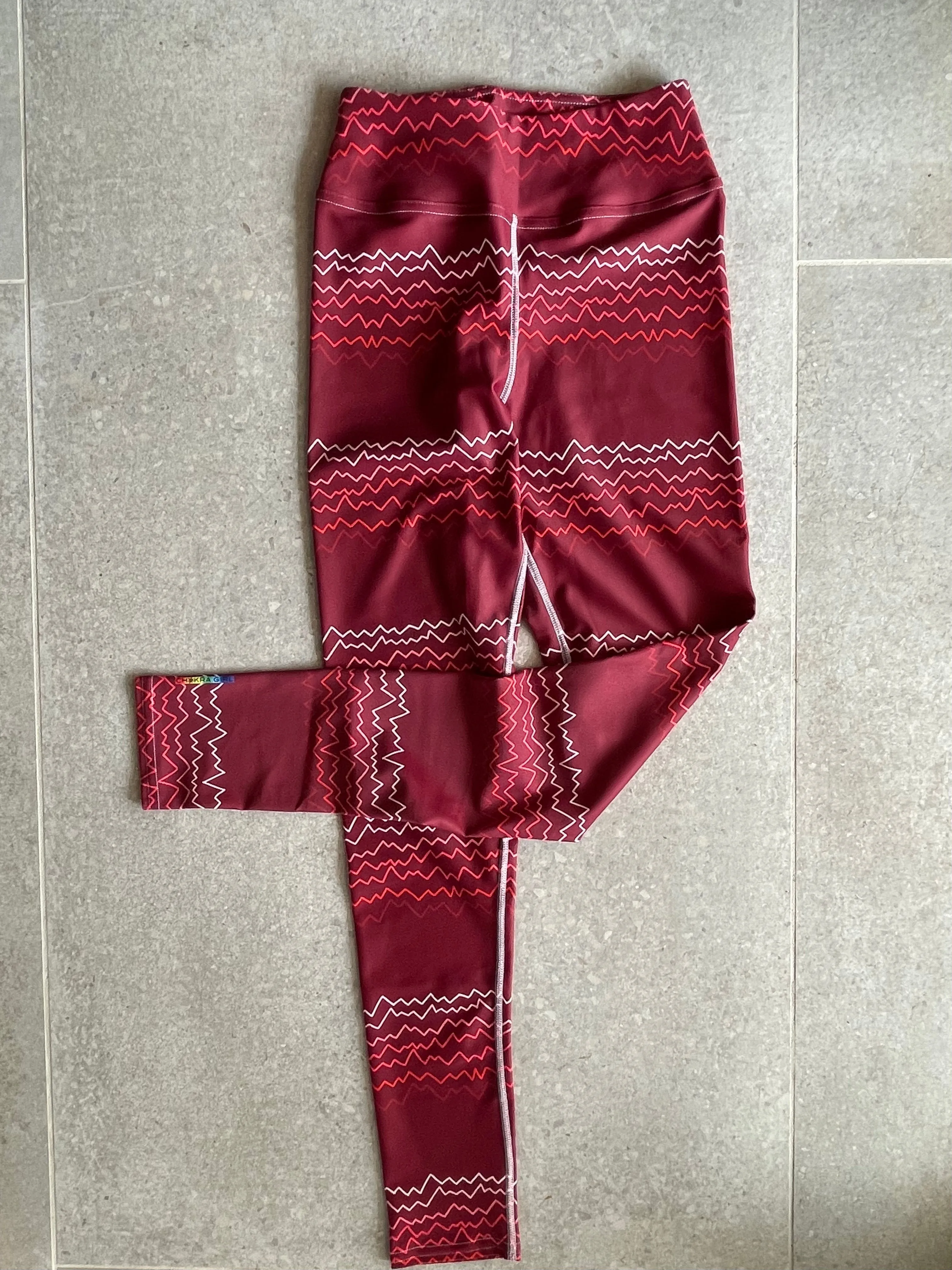 Red Earth High Waist Yoga Leggings