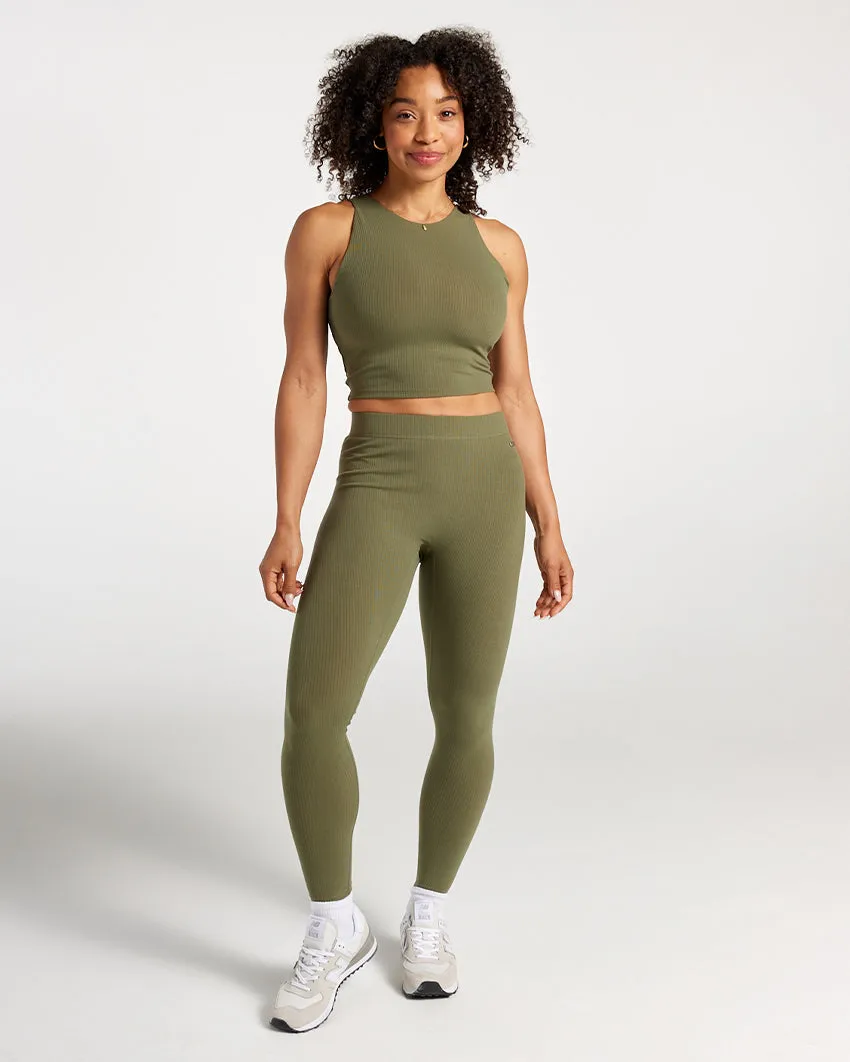 Rib High-Waist Leggings