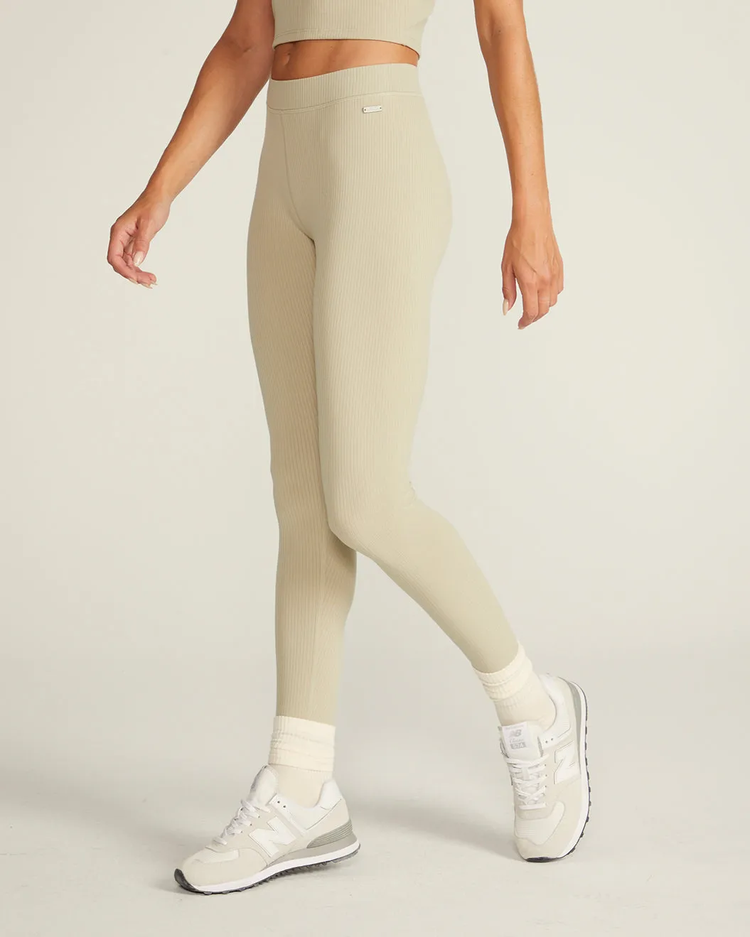 Rib High-Waist Leggings