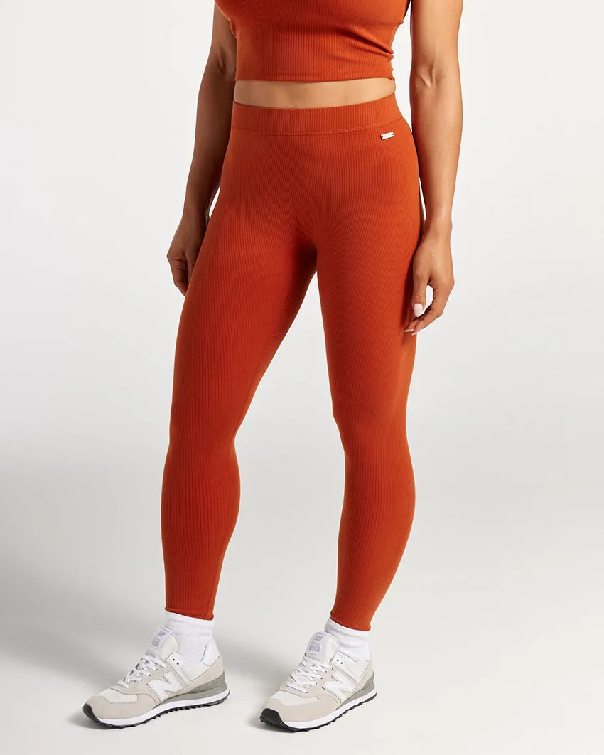 Rib High-Waist Leggings