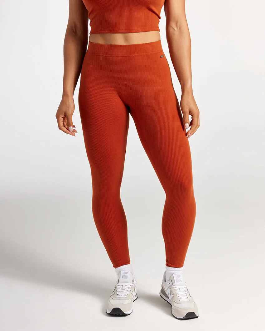 Rib High-Waist Leggings