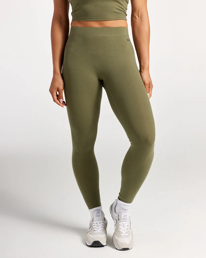 Rib High-Waist Leggings