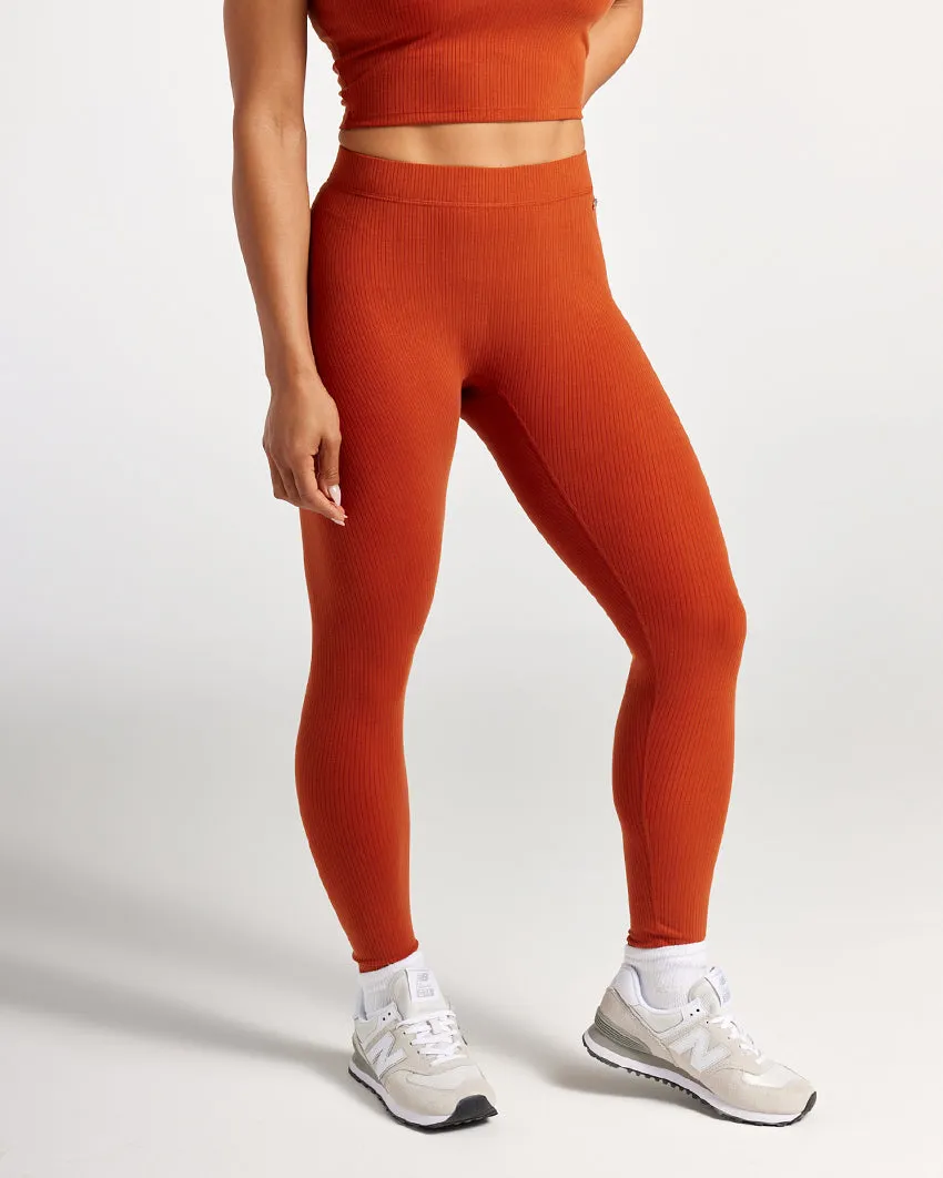 Rib High-Waist Leggings