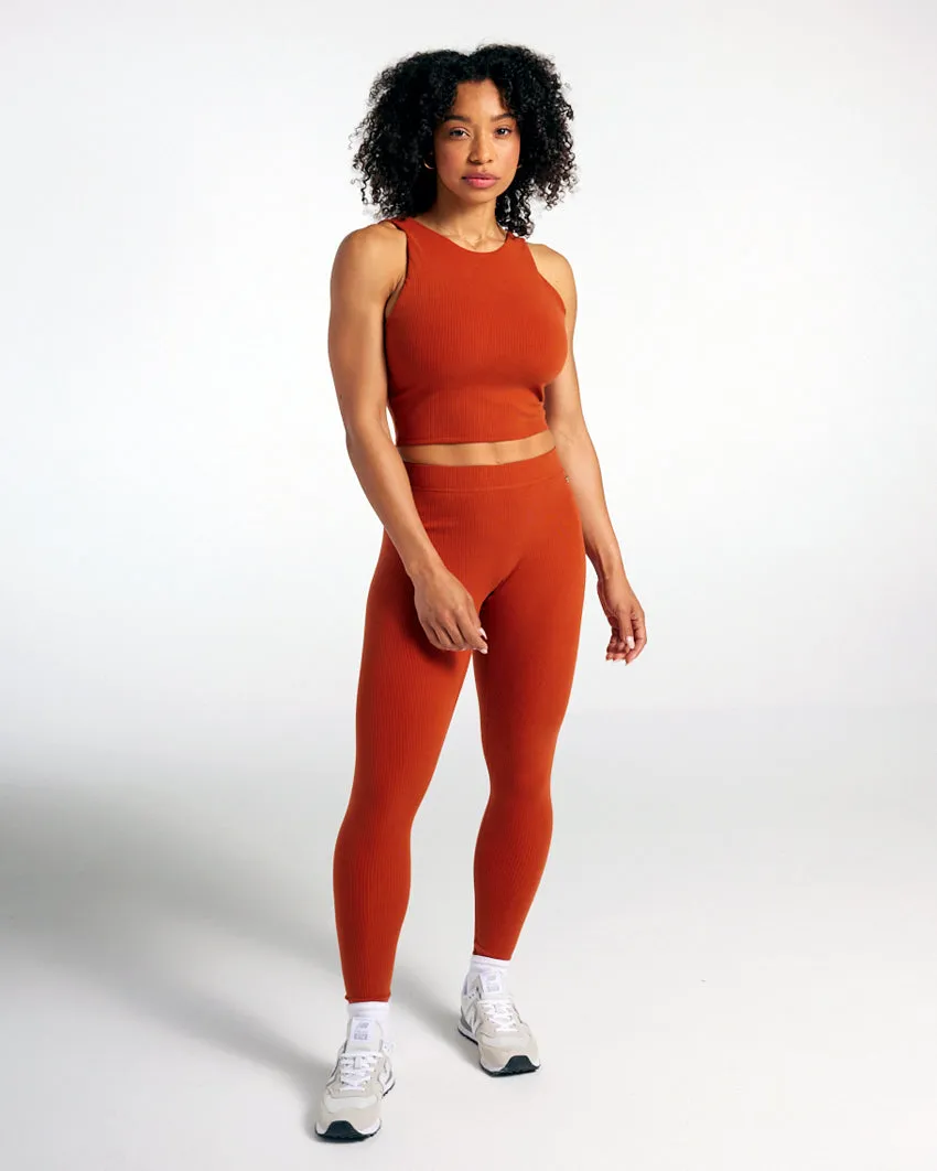 Rib High-Waist Leggings