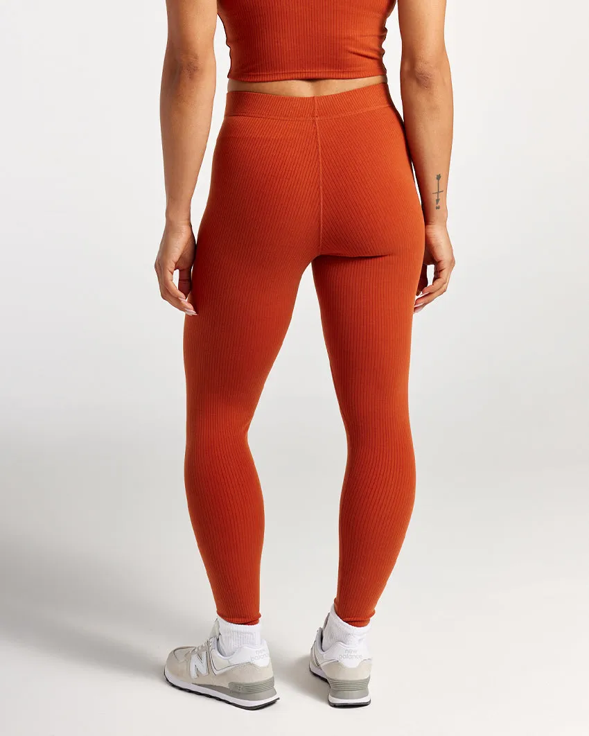 Rib High-Waist Leggings