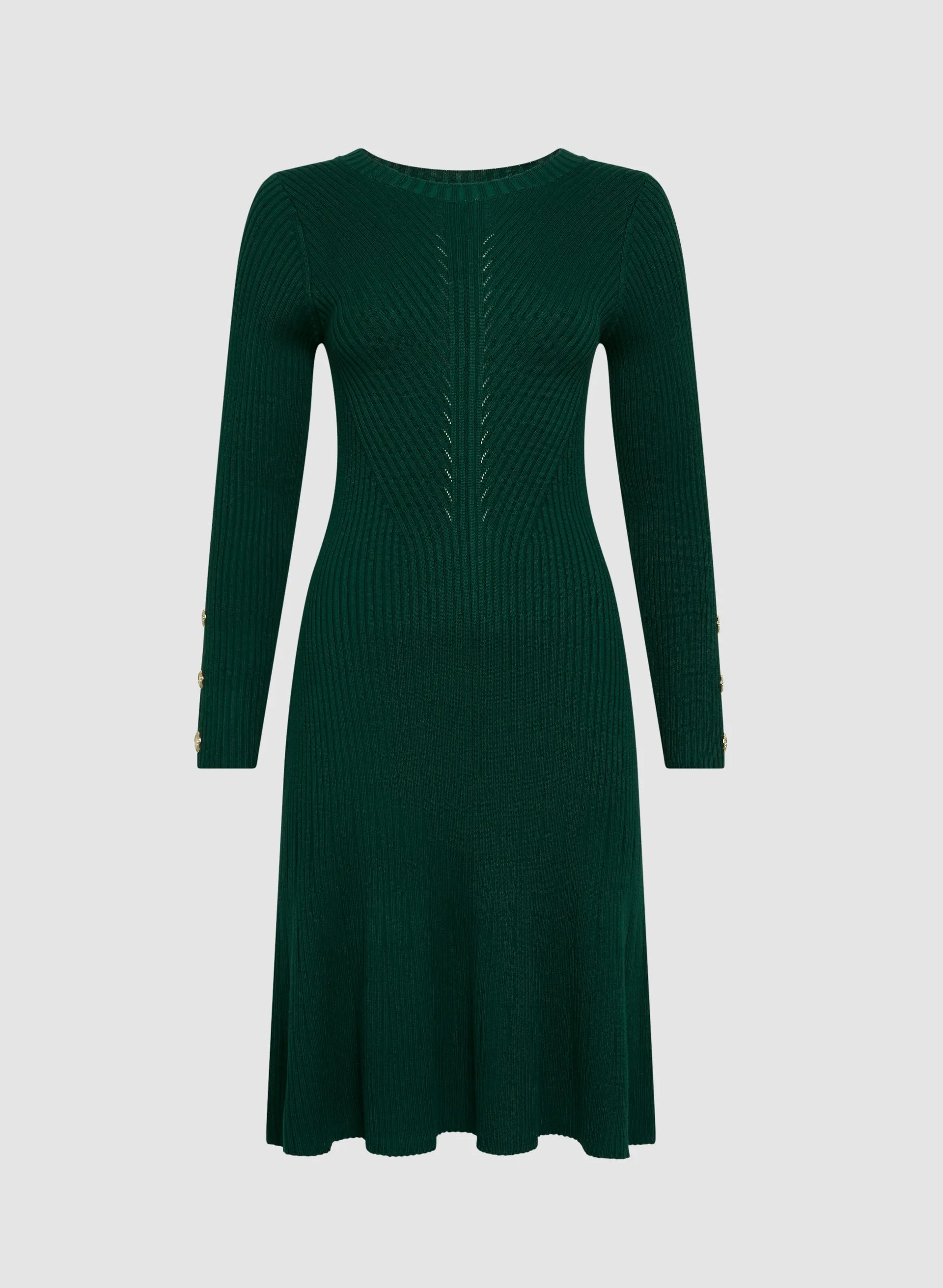 Rib Knit Sweater Dress