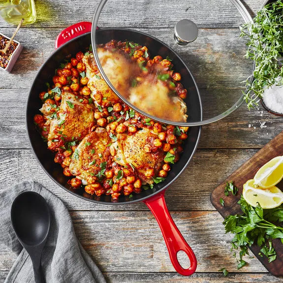 STAUB Cast Iron Frying Pan - 26cm / Cherry