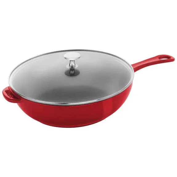 STAUB Cast Iron Frying Pan - 26cm / Cherry