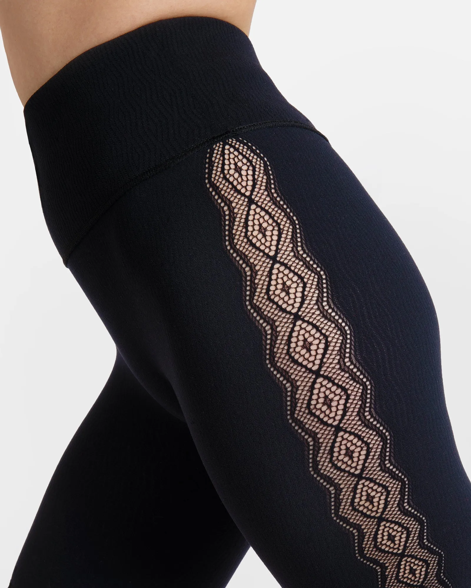 The Charmer Leggings Lace Line Black