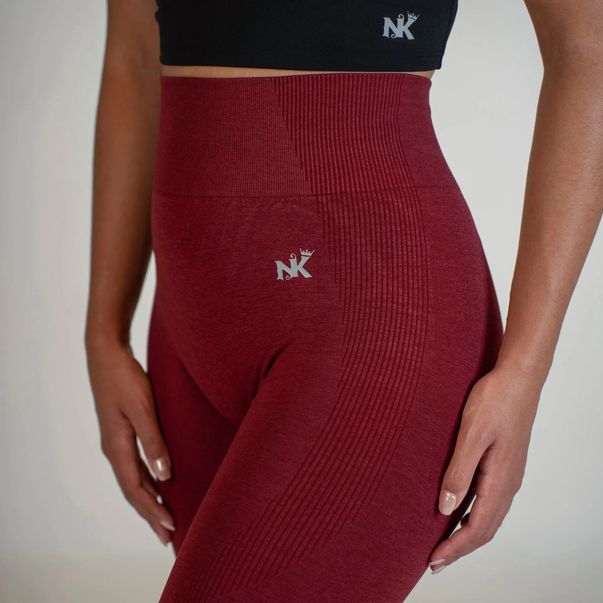 Vortex Leggings - Burgundy (Scrunch)