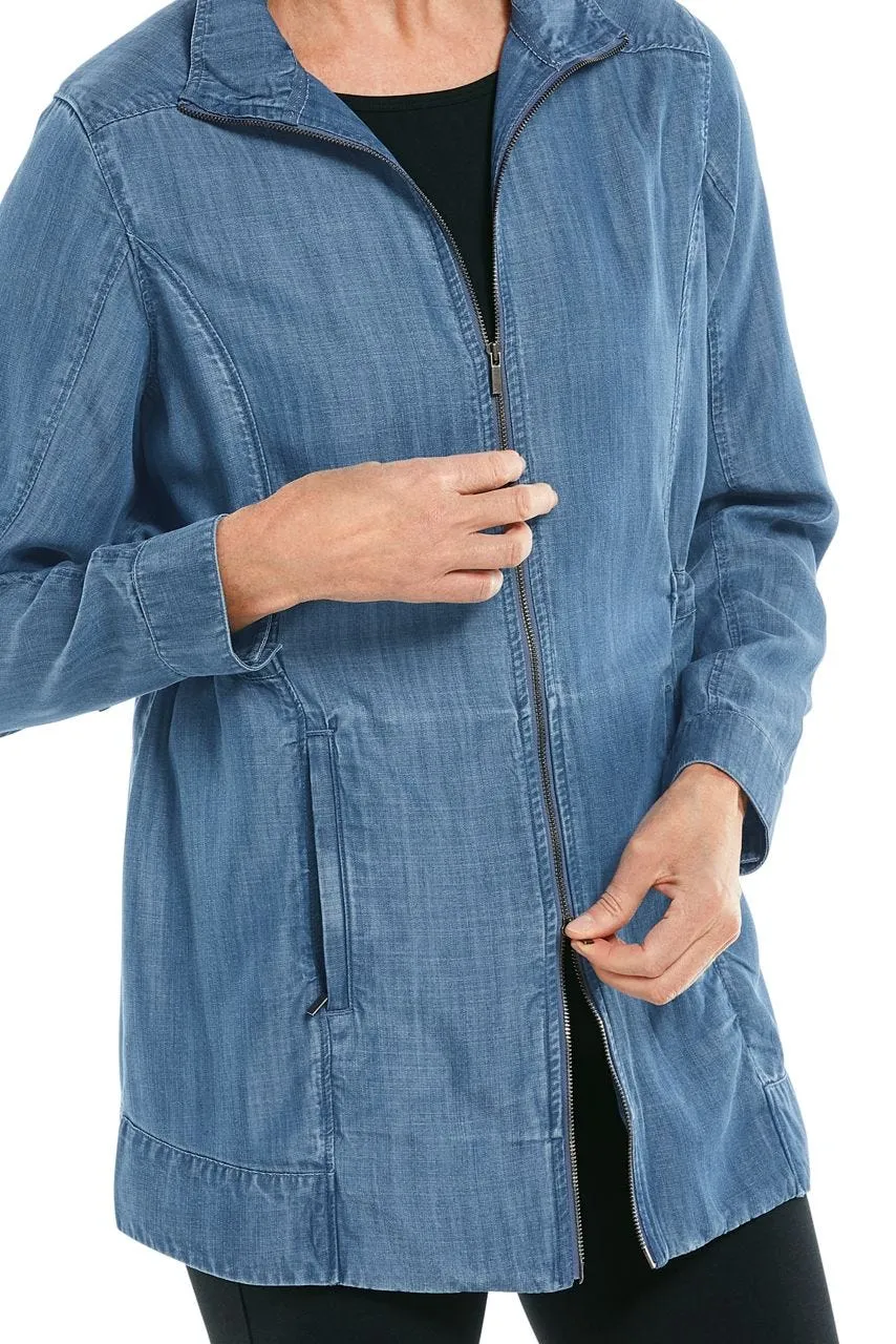 Women's Chambray Daylee Jacket  |  Light Indigo Chambray