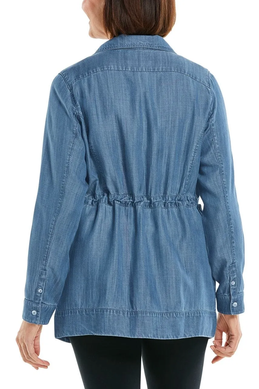 Women's Chambray Daylee Jacket  |  Light Indigo Chambray