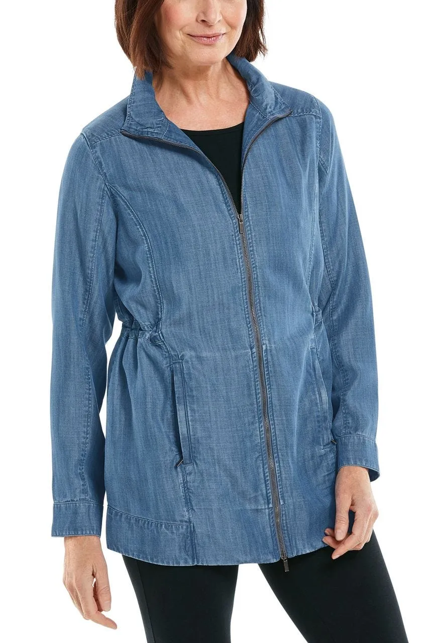 Women's Chambray Daylee Jacket  |  Light Indigo Chambray