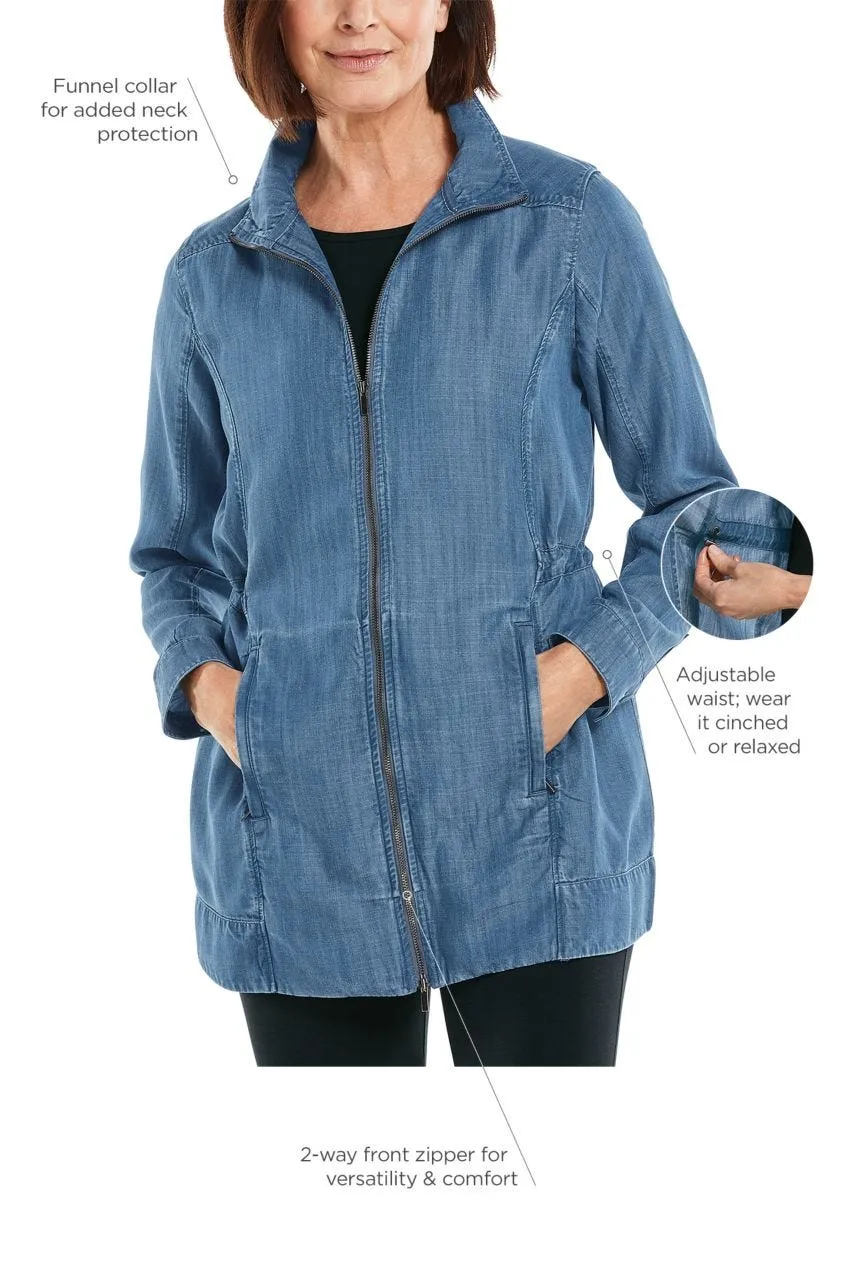 Women's Chambray Daylee Jacket  |  Light Indigo Chambray