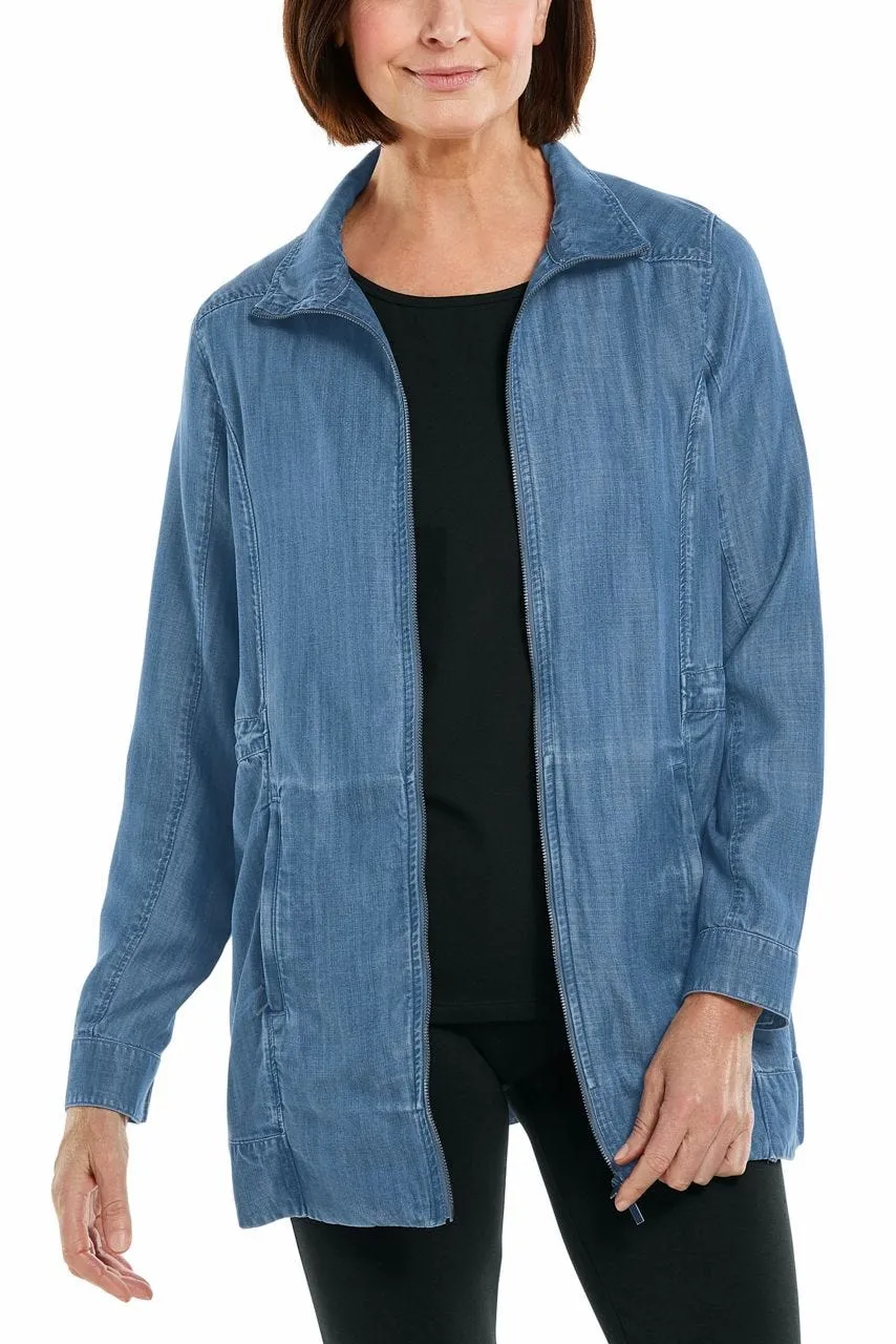 Women's Chambray Daylee Jacket  |  Light Indigo Chambray