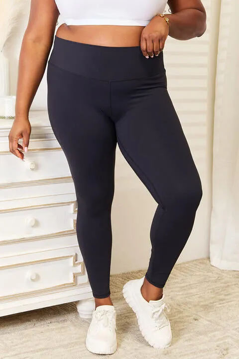 Women's Double Take Wide Waistband Sports Leggings