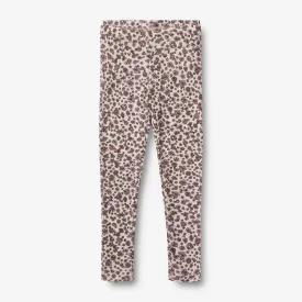 Wool Leggings Agi - autumn flowers