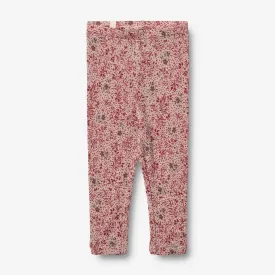 Wool Leggings | Baby - cherry flowers