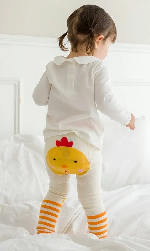 Yellow Chicky Baby Leggings